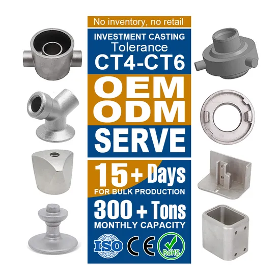 OEM インベストメント鋳造ステンレス鋼ポンプ ハウジング